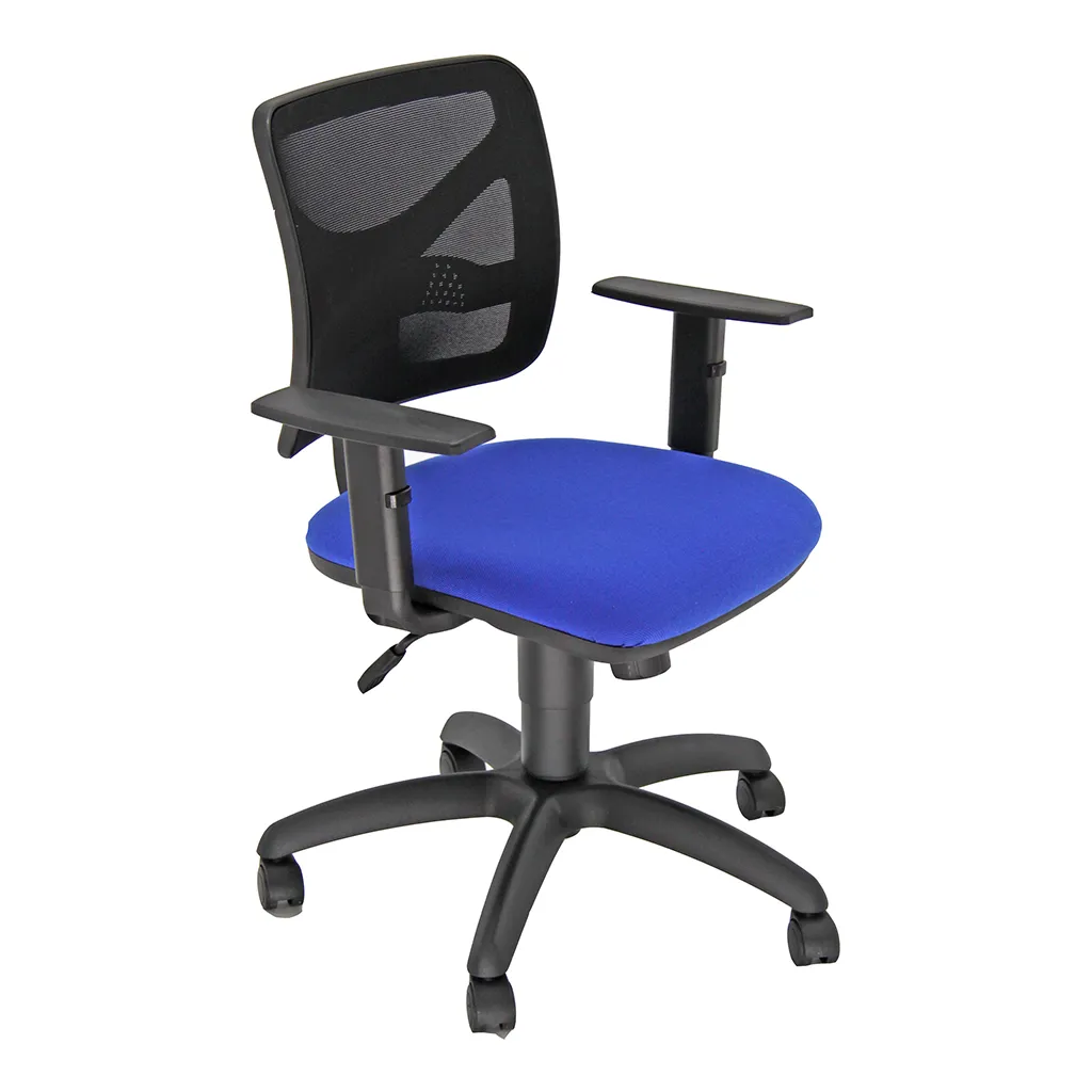 Sedia operativa Pentagon Y 10 Unisit con seduta blu