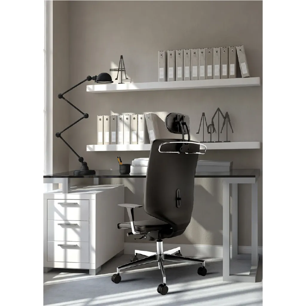 Sedia ergonomica Newair Unisit in un ambiente arredato
