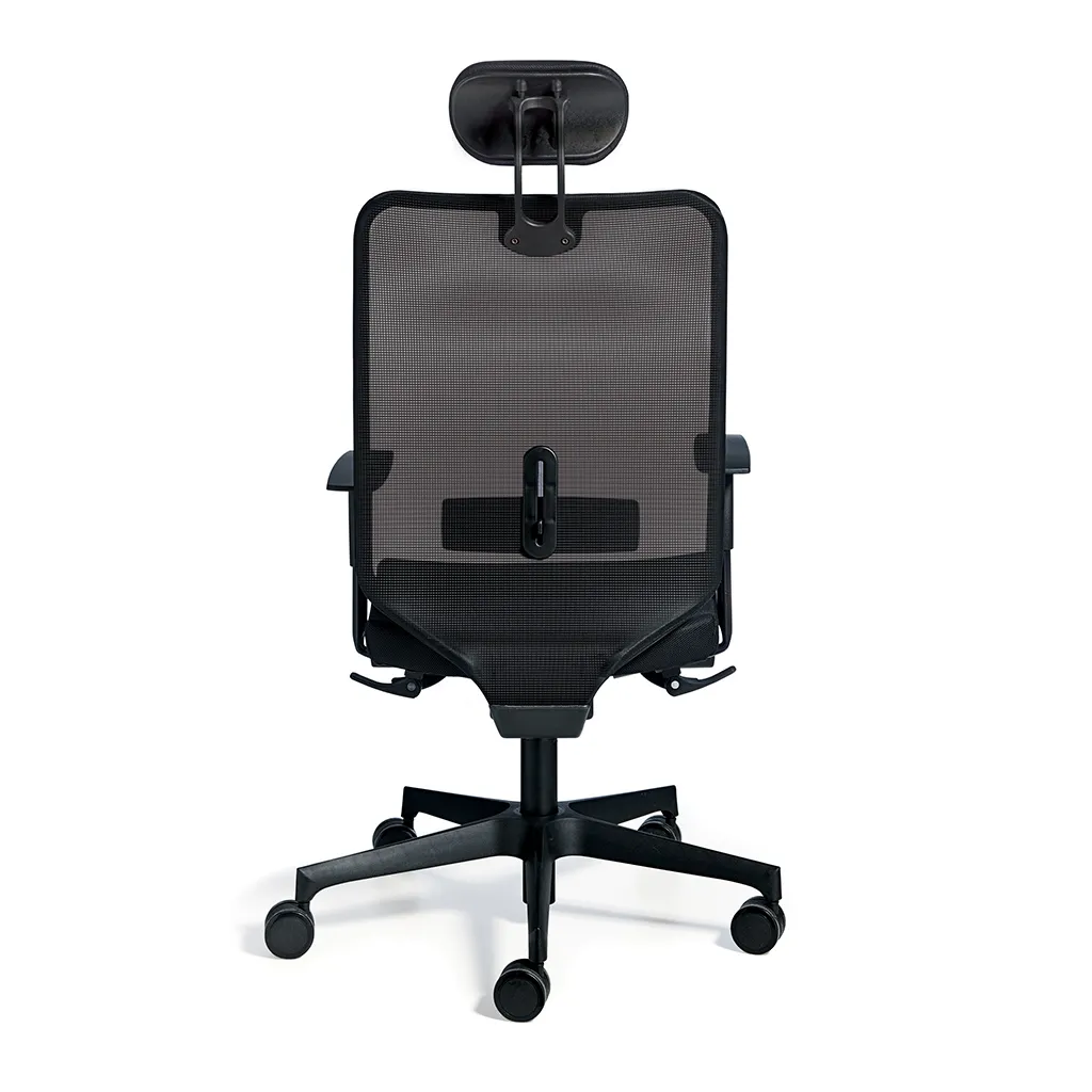 Sedia ergonomica Newair Unisit vista da dietro