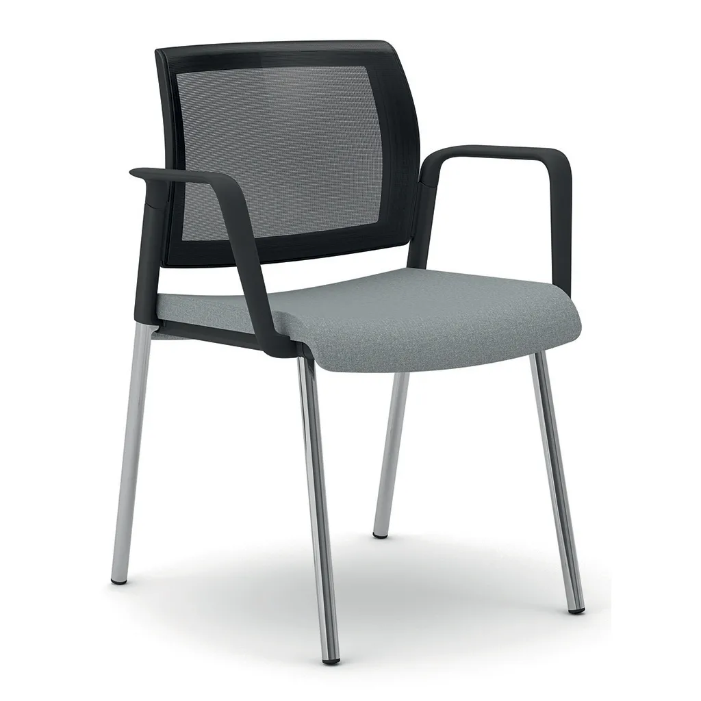 Sedia visitatore Kind Unisit a quattro gambe