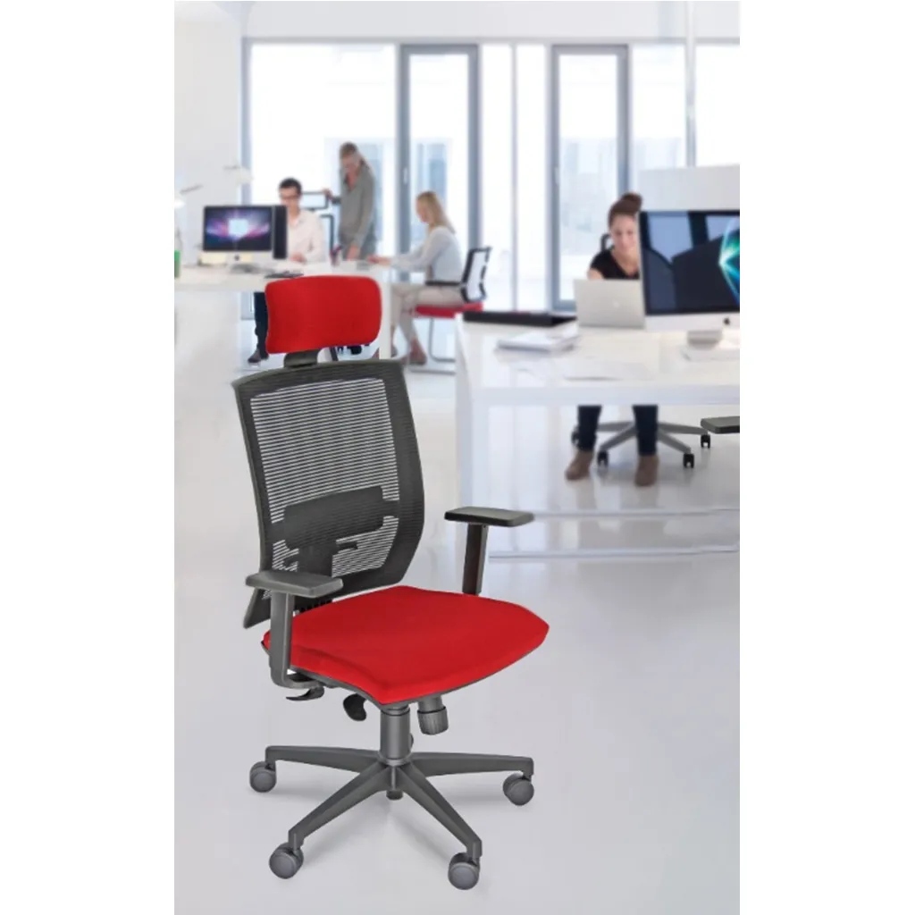 Sedia ergonomica Clotilde Unisit in un ambiente arredato