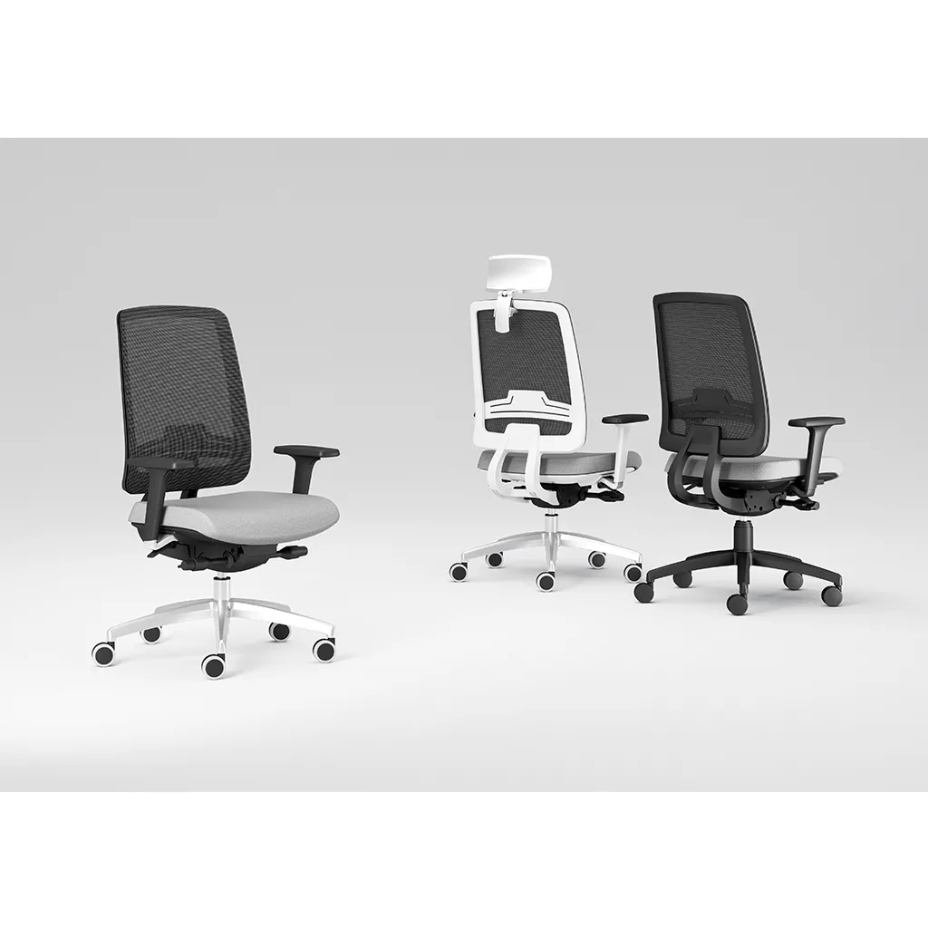 Sedia ergonomica Absolute Unisit in un ambiente arredato, altra versione 2