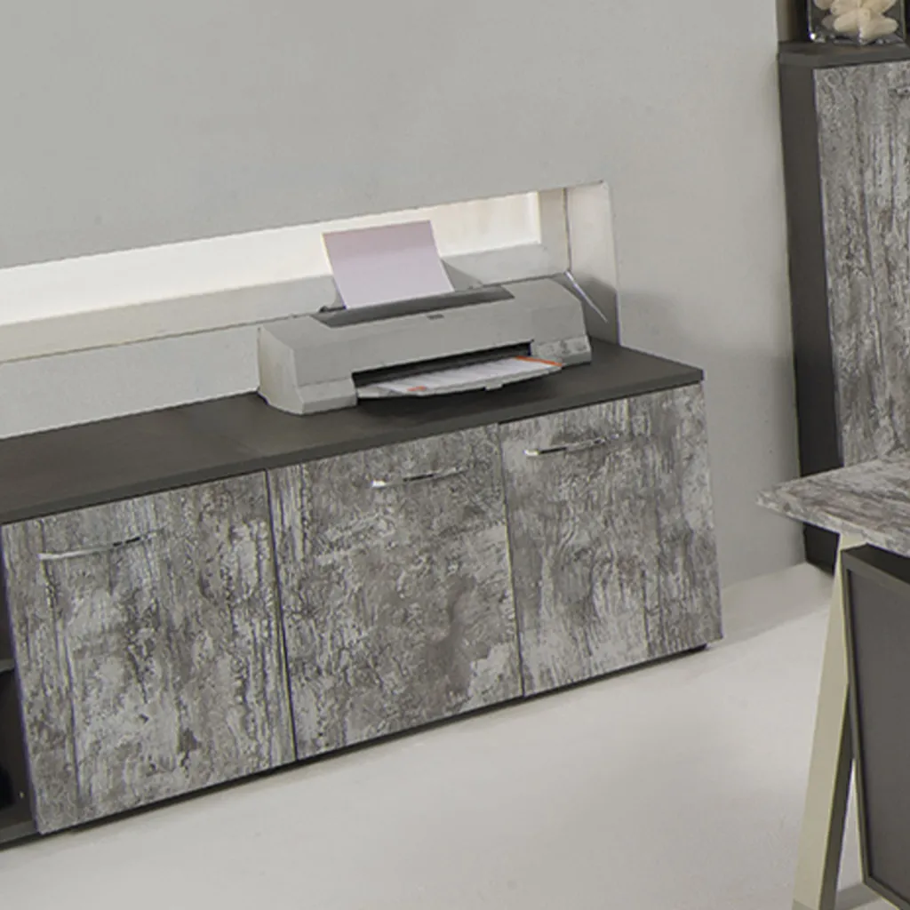 Mobile contenitore Wood Unisit in un ambiente arredato, altra versione 2