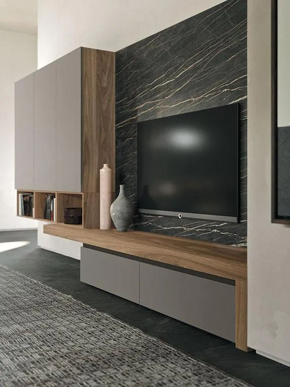 Particolare della composizione soggiorno Horizon 939 MobilGam