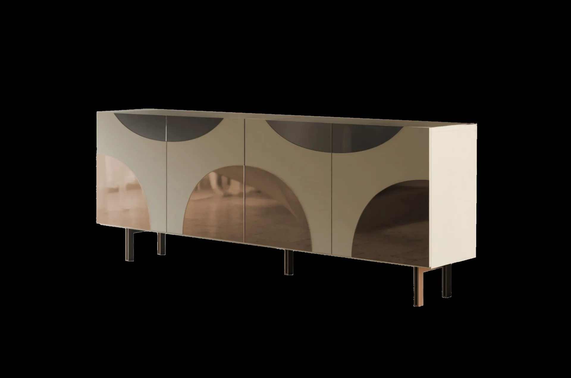 Madia Patchwork Target Point su fondo nero