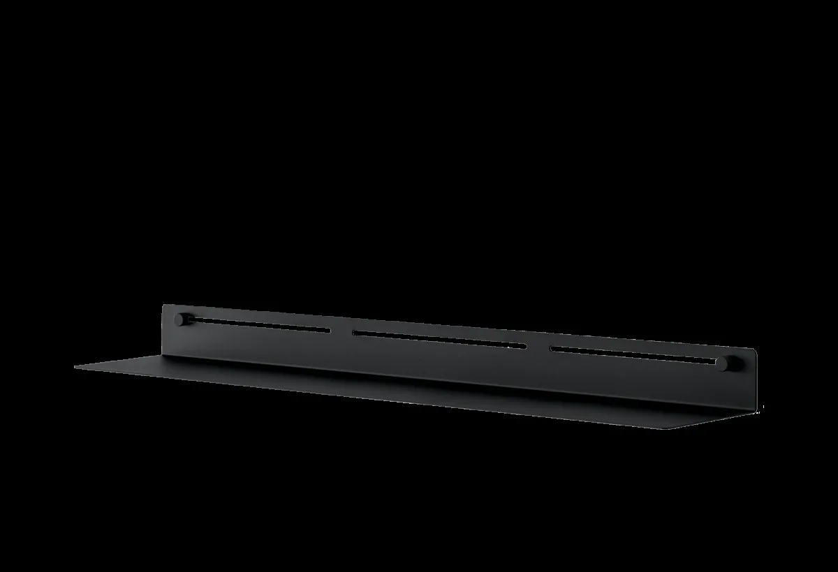 Mensola Modular Target Point nera su fondo nero