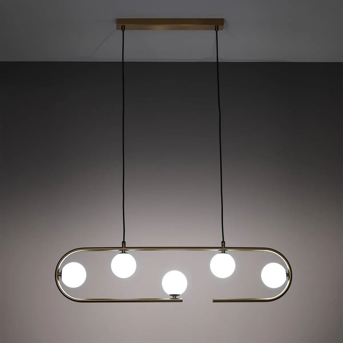 Lampadario Show Tomasucci lineare acceso