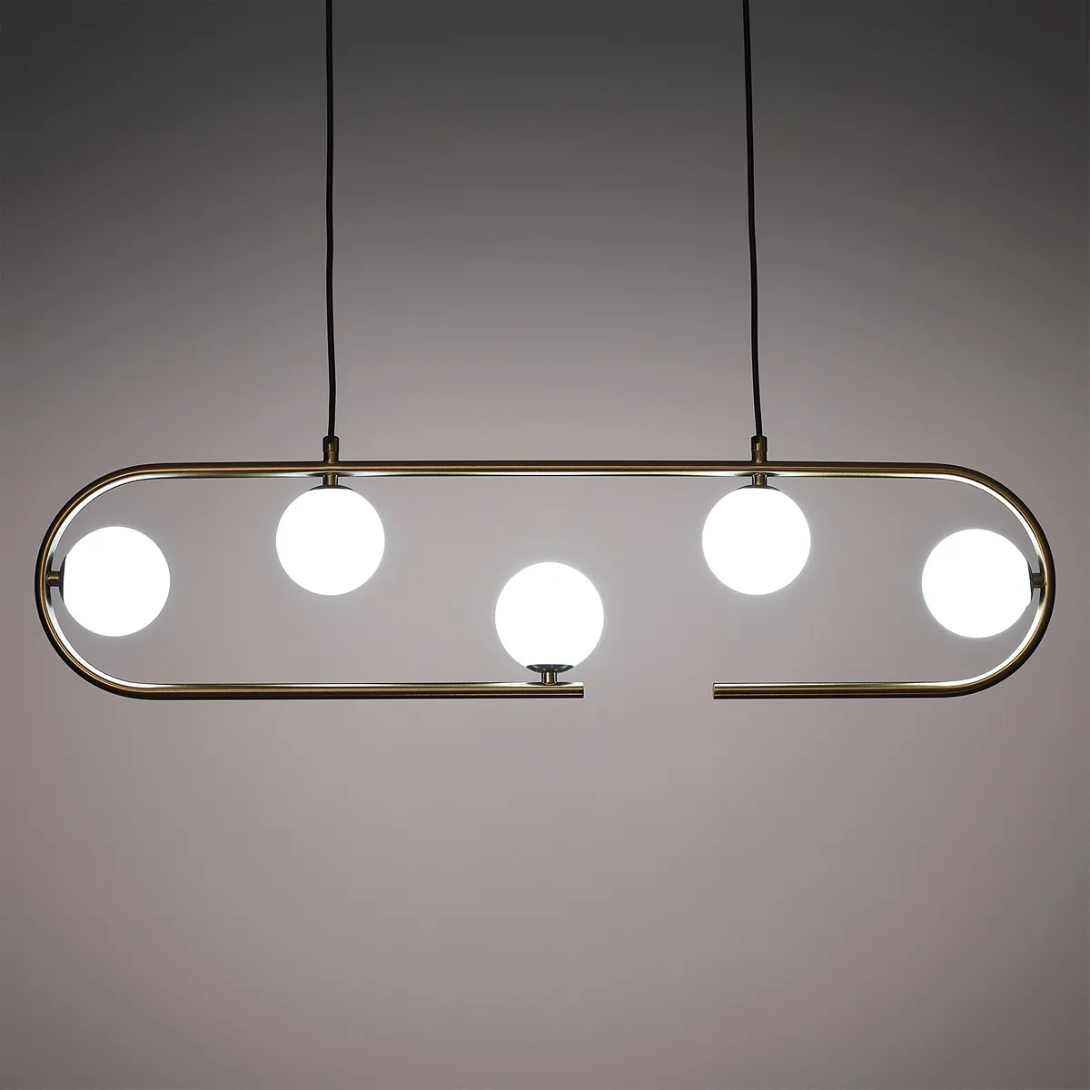 Lampadario Show Tomasucci in ottone opaco