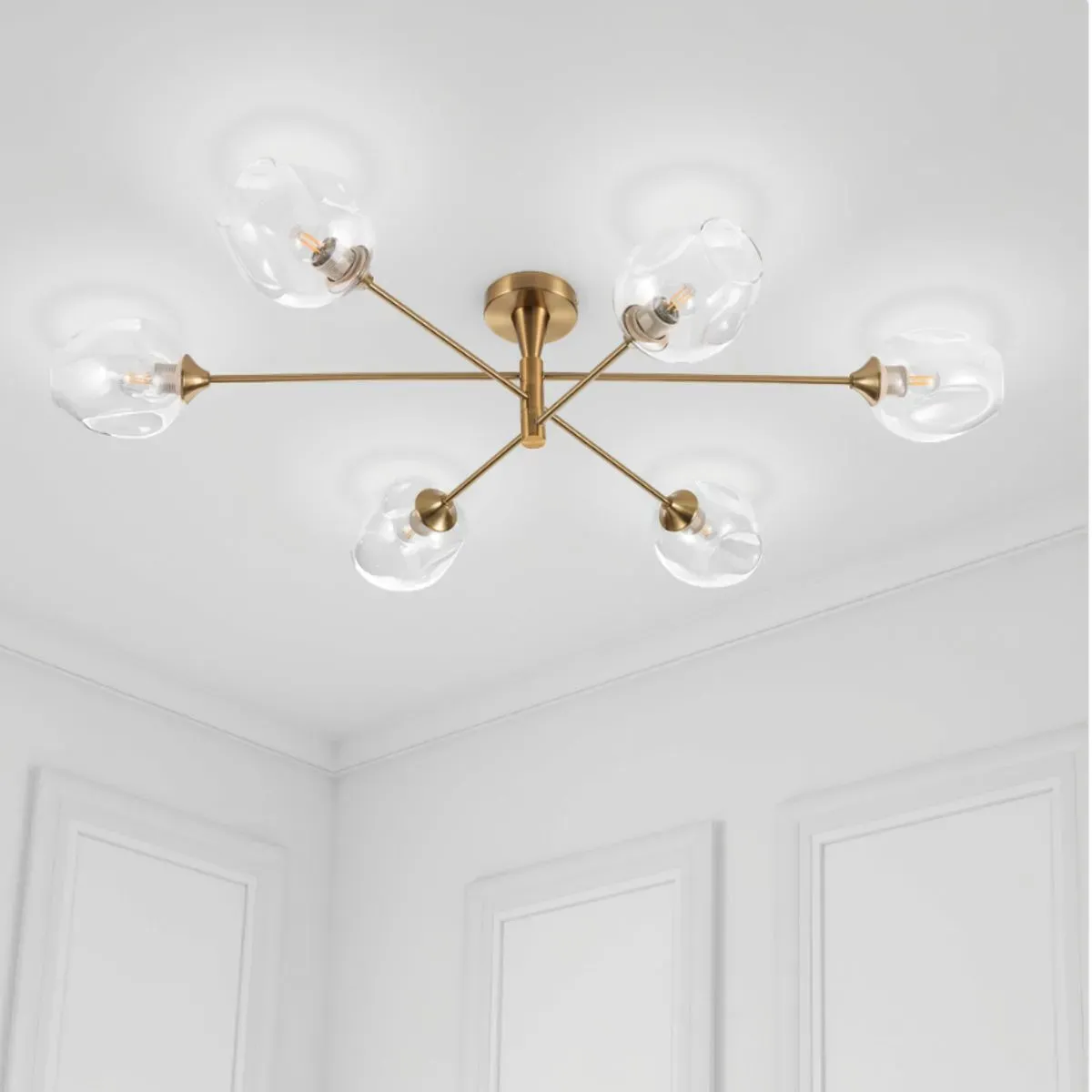Lampadario Devon Tomasucci a raggiera con sfere