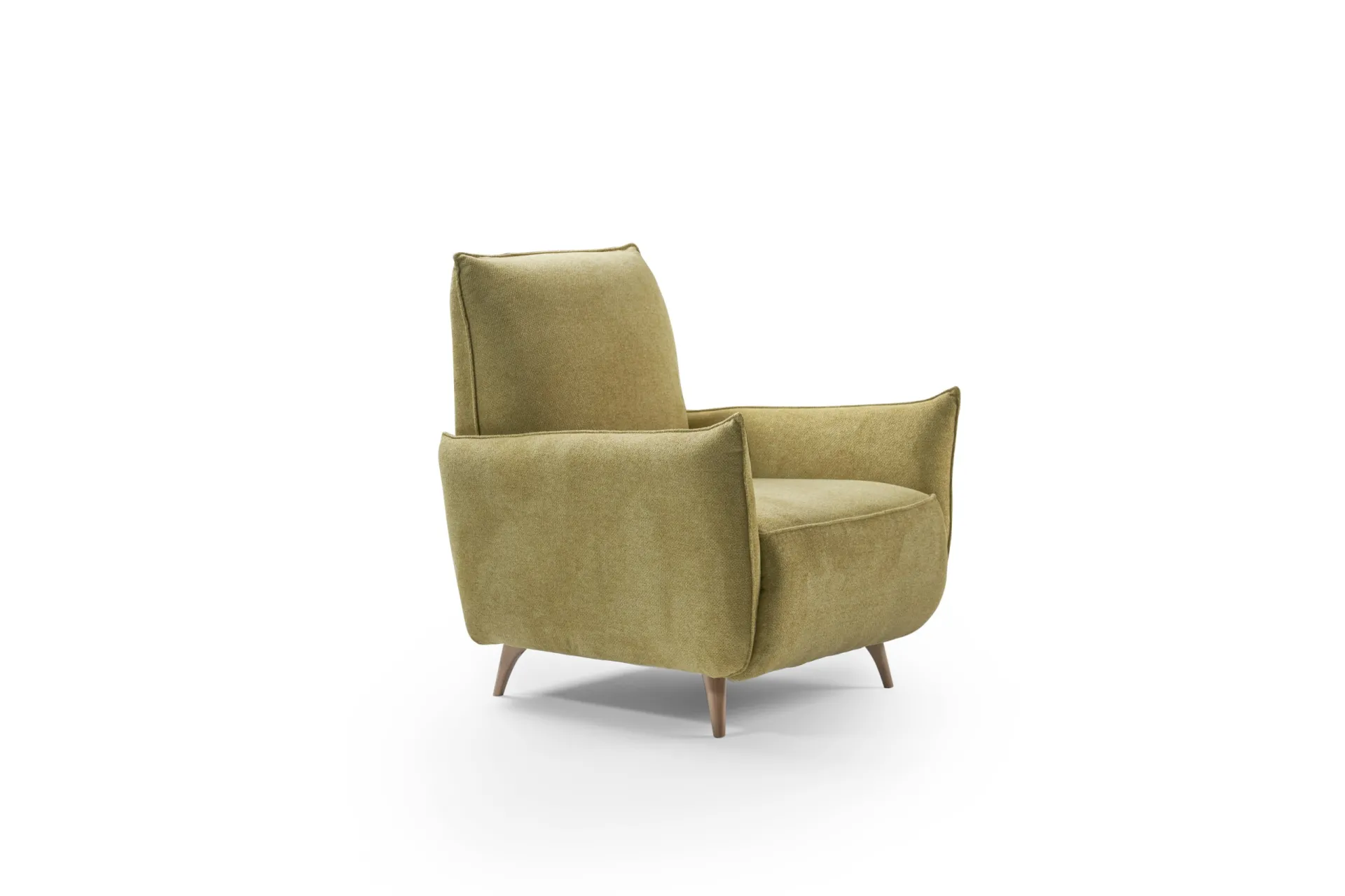 Poltroncina Dixie Il Benessere vista di tre quarti su fondo bianco