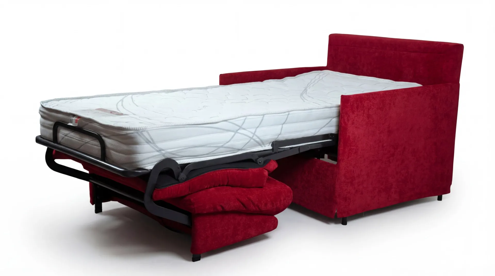Poltrona letto Zelit Il Benessere aperta con materasso