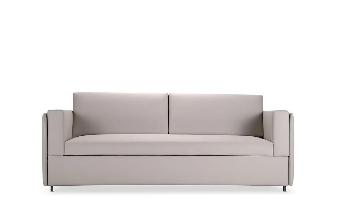 Divano Ares Domingo senza cuscini decorativi, su fondo bianco