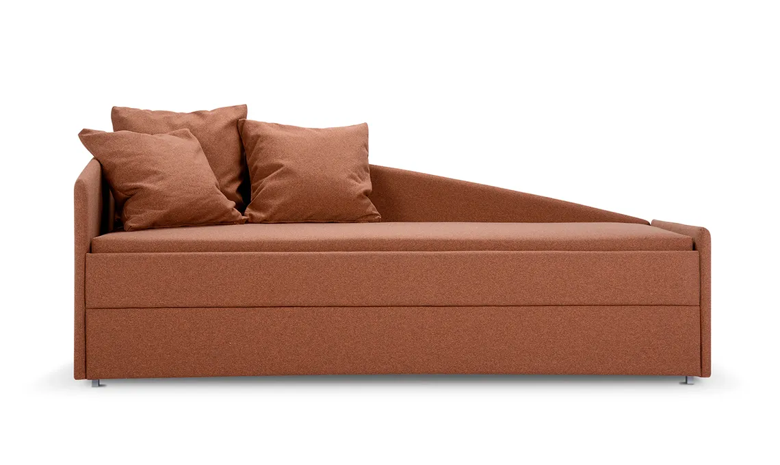 Ermes Domingo in versione chaise longue color ruggine