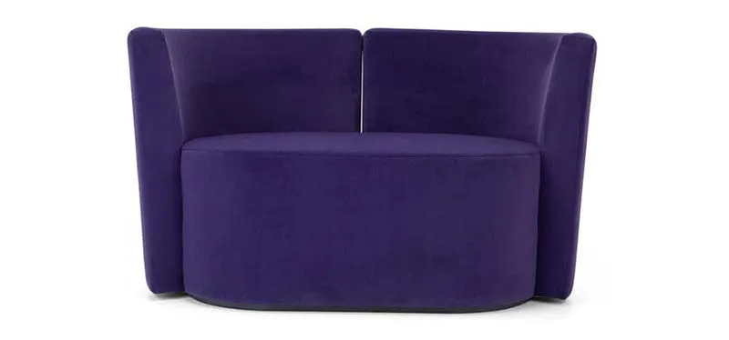 Versione large di Dalt Domingo in velluto viola