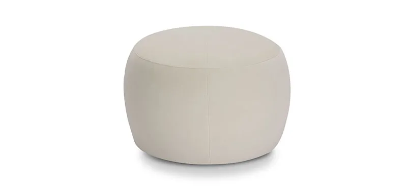 Pouf Billie Domingo color panna
