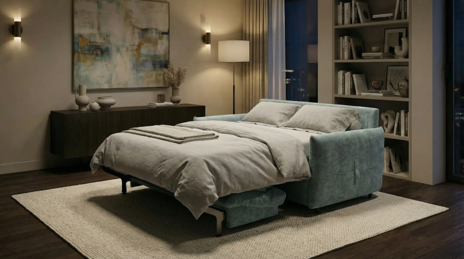 Divano Smile Il Benessere aperto a letto