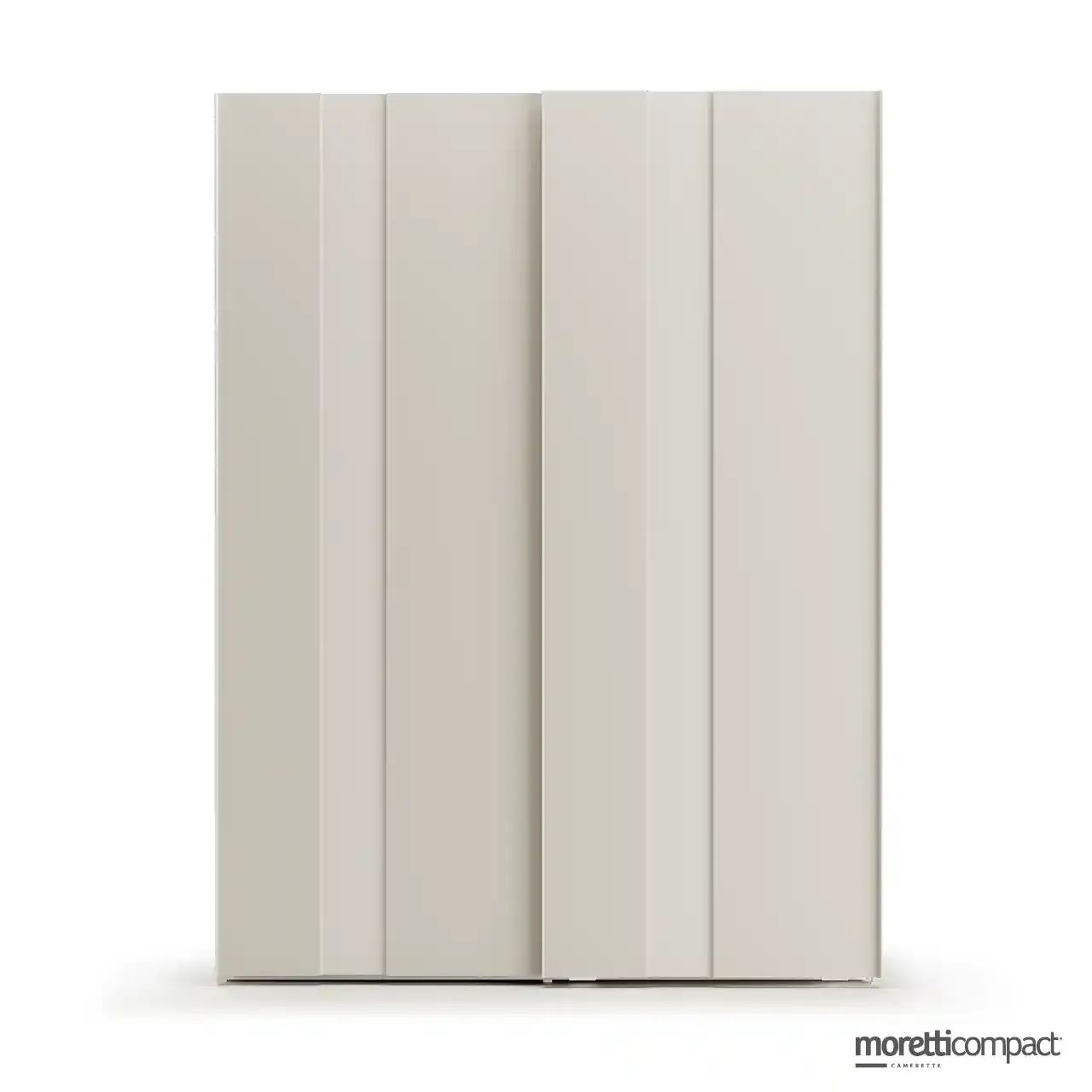 Armadio scorrevole Line Moretti Compact in quarzo e crema
