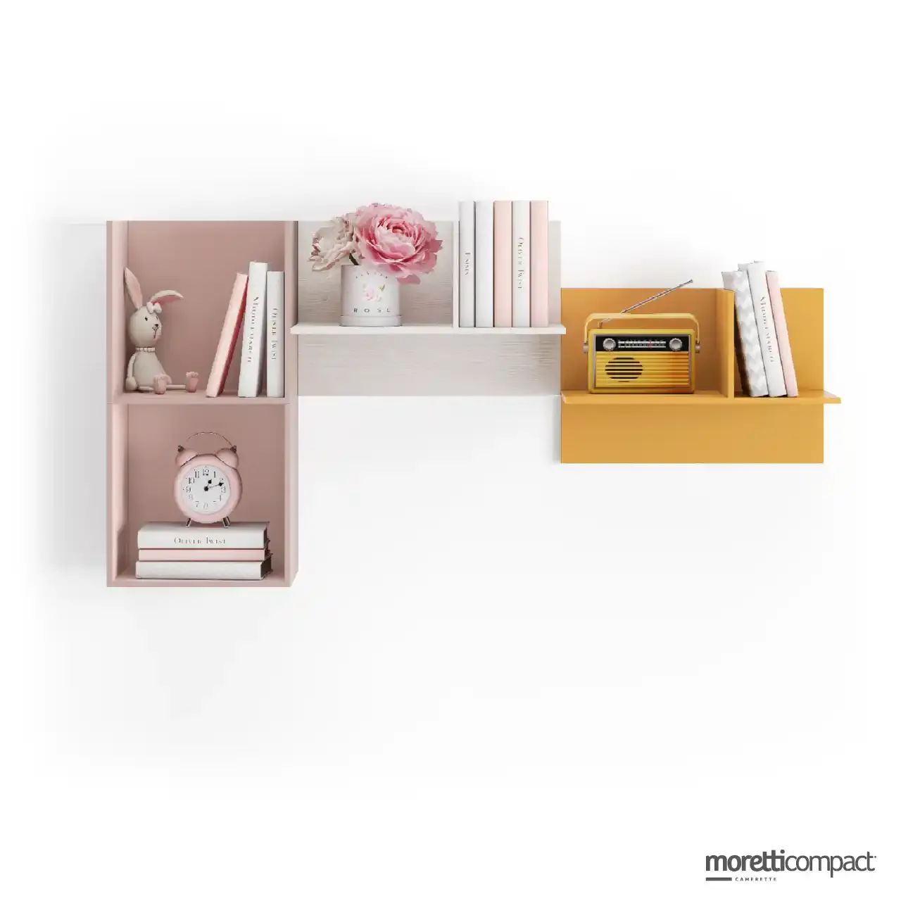 Gruppo pensile Airbox e Cubibox Moretti Compact largo 153,6 cm