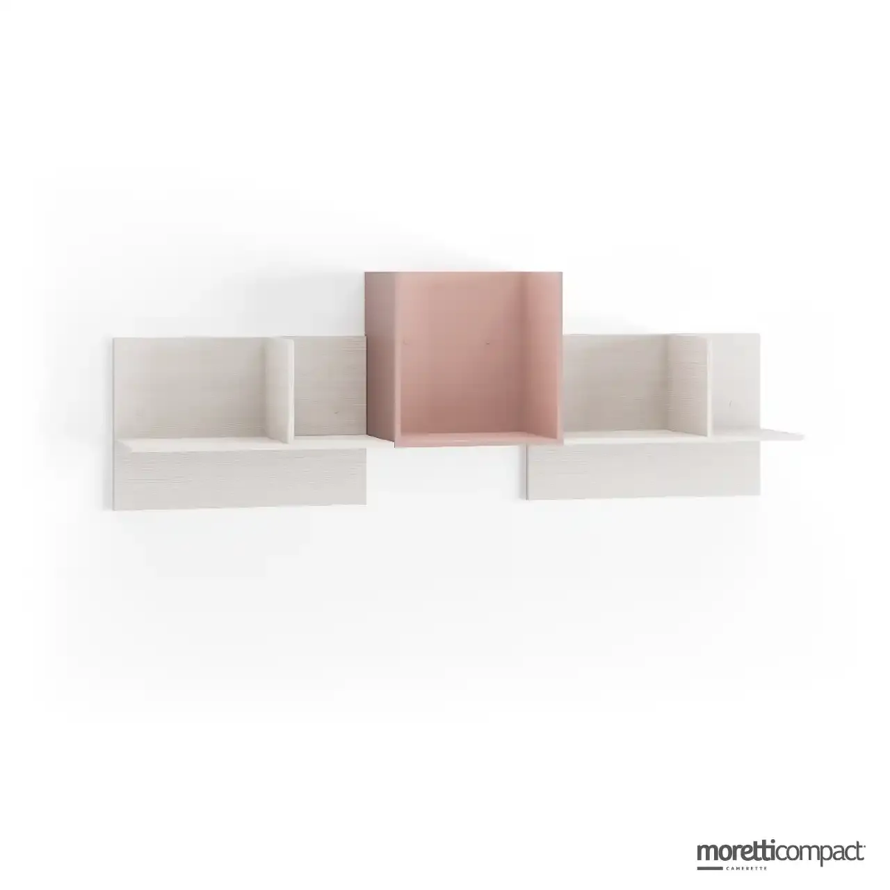 Mensola Moretti Compact formata da due Airbox e un Cubibox