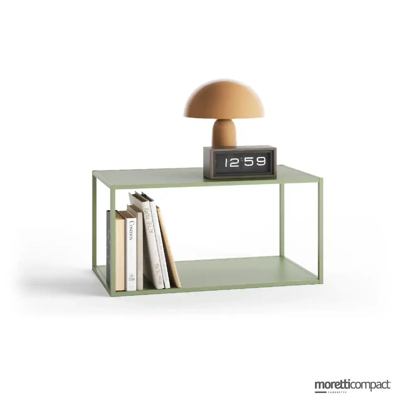 Tavolino Cage Moretti Compact con piani laccati flora