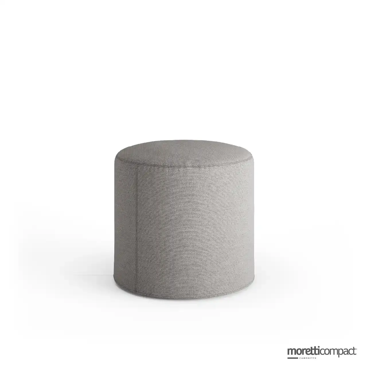 Pouf Roll Moretti Compact imbottito in tessuto
