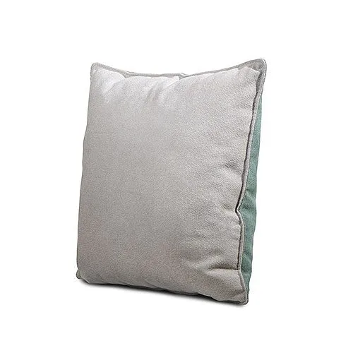 Cuscino Sogno double face Aerre Divani grigio e verde acqua