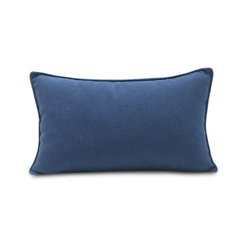 Cuscino Lomb Aerre Divani blu rettangolare con bordino