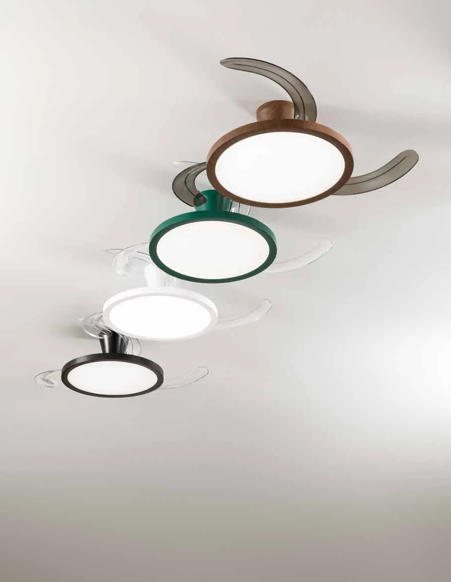 Ventilatori Condor Fan Europe in quattro colori con pale aperte