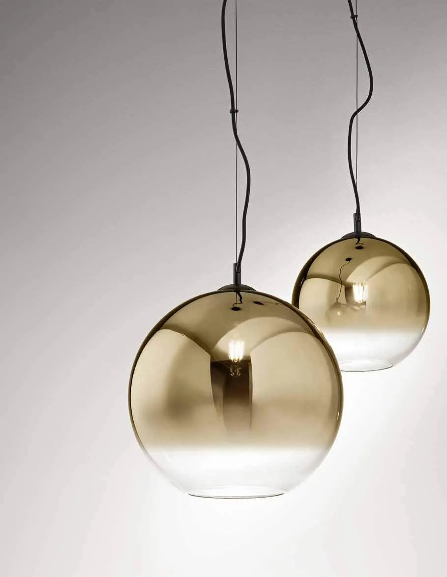 Due sospensioni a sfera Marte Fan Europe oro
