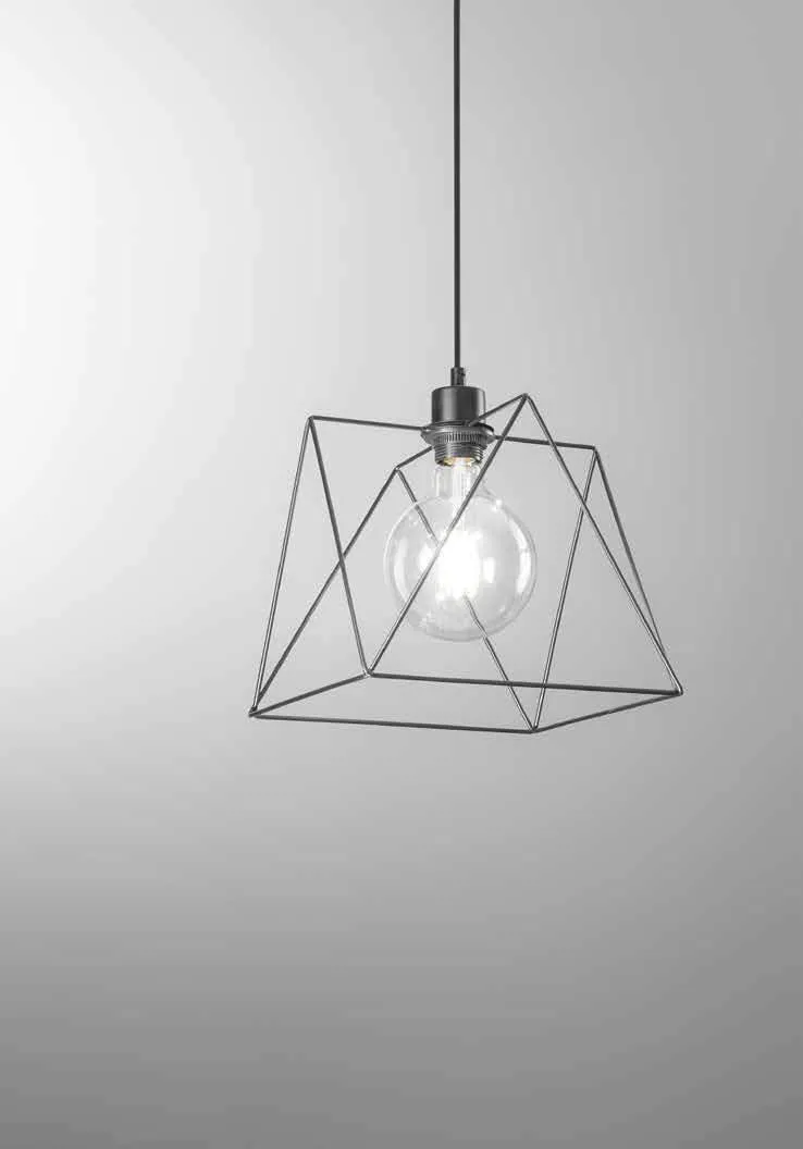 Sospensione Santana Fan Europe a gabbia geometrica
