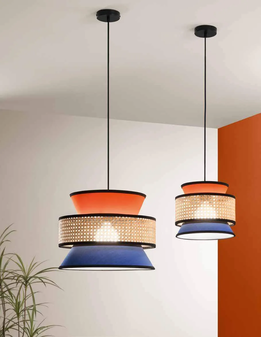 Sospensioni Gazebo Fan Europe blu e arancio