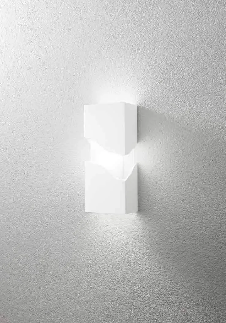 Applique Zeeland Fan Europe in gesso con frattura