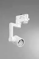 Proiettore Express Fan Europe bianco con attacco E27 e adattatore trifase