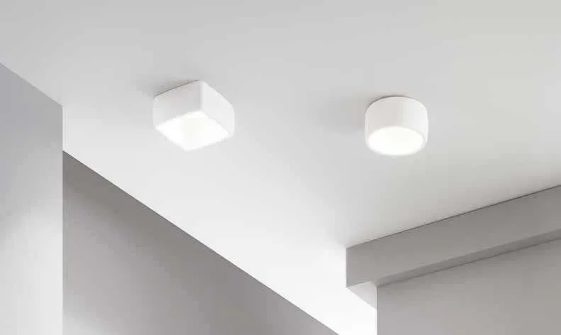 Faretti da incasso Goblet Fan Europe sporgenti dal soffitto, tondo e quadrato