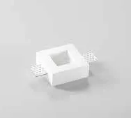 Faretto da incasso Mini Fan Europe quadrato in gesso