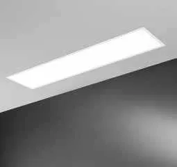 Pannello LED Panel DA Fan Europe rettangolare acceso nel soffitto