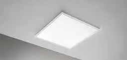 Pannello LED Panel UGR CCT Fan Europe quadrato visto di scorcio