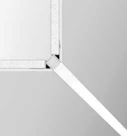 Profilo Ridge Fan Europe posato sullo spigolo del cartongesso