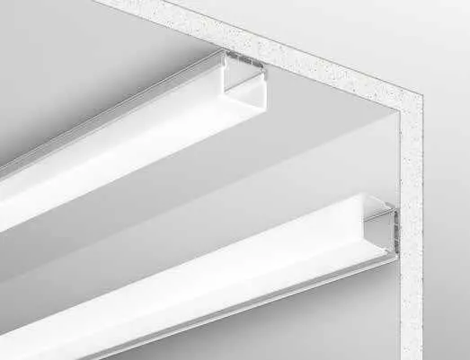 Profilo Loop Fan Europe montato fra parete e soffitto