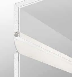 Profilo Trim Fan Europe montato a parete