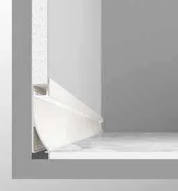 Profilo Mop Fan Europe nell'angolo fra parete e soffitto