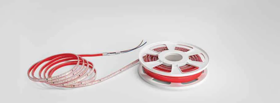 Strip LED 220V 2835 Fan Europe con la sua bobina