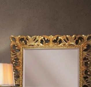 Specchiera traforata in foglia oro Trend Style Imba, ritaglio