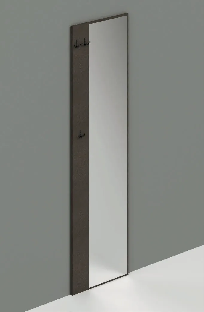 Specchio da parete H 182 Imba con fascia scura