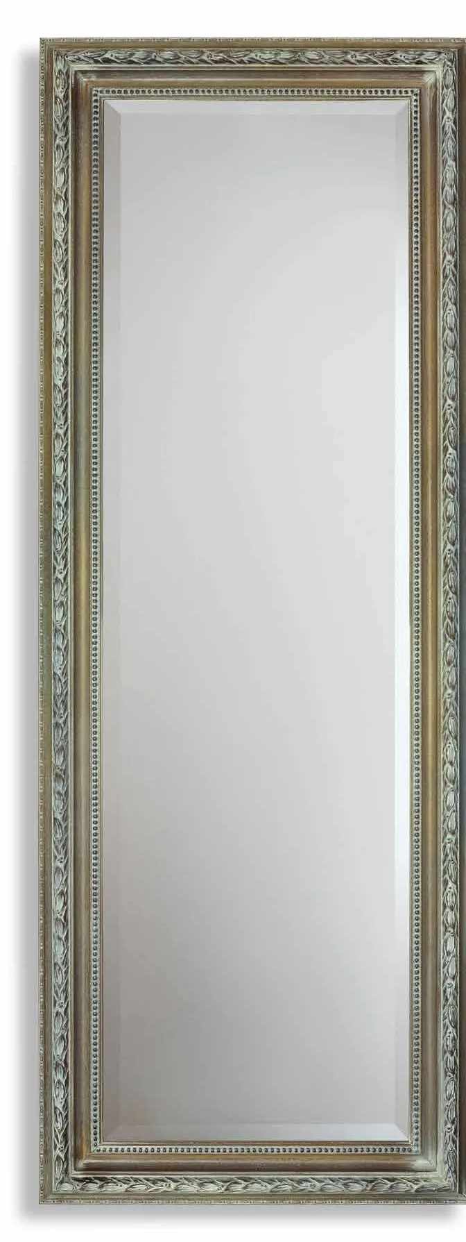 Specchiera SP 6530 Imba verticale argentata stretta su fondo bianco