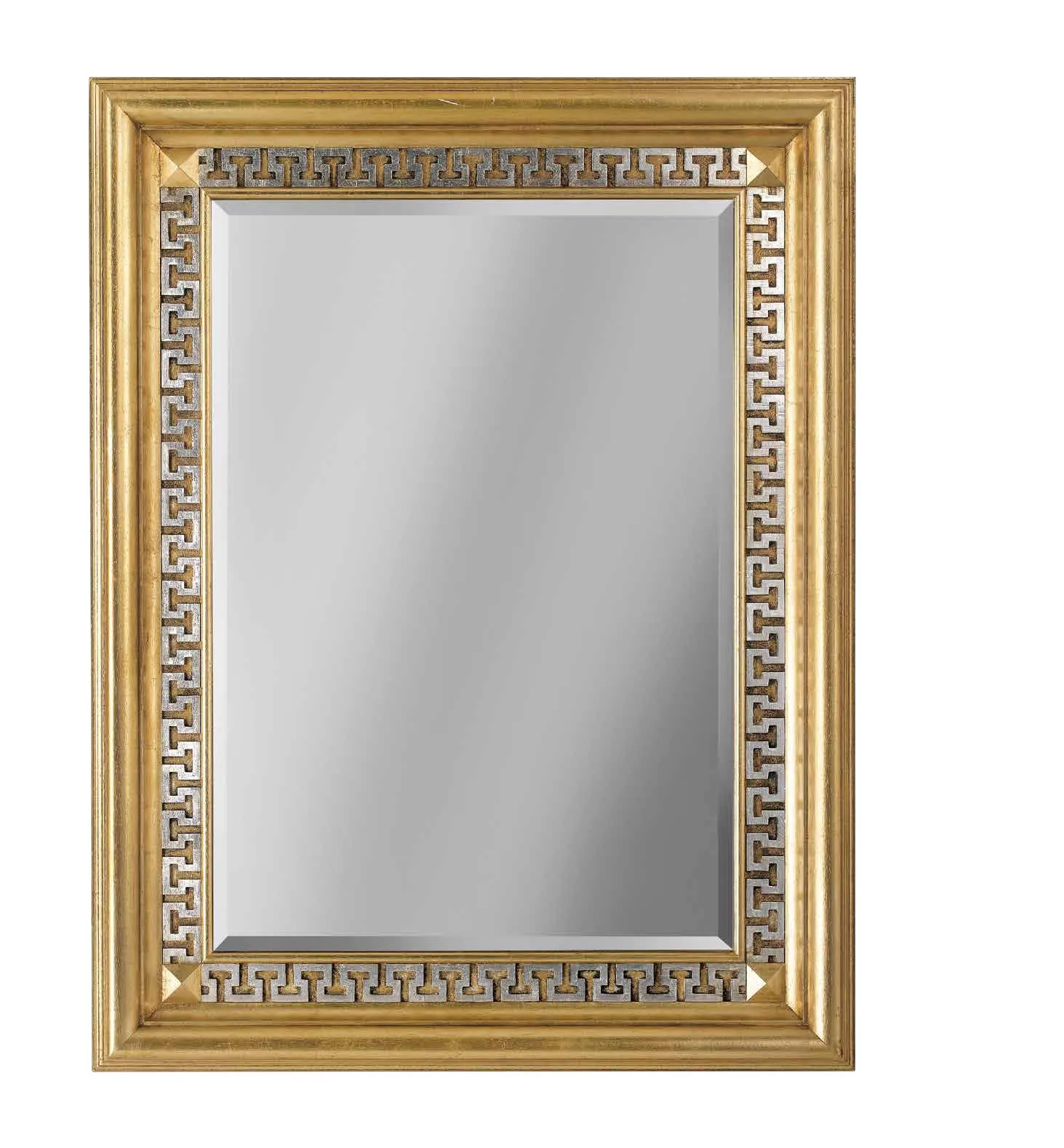 Specchiera SP 6770 Imba dorata con greca interna