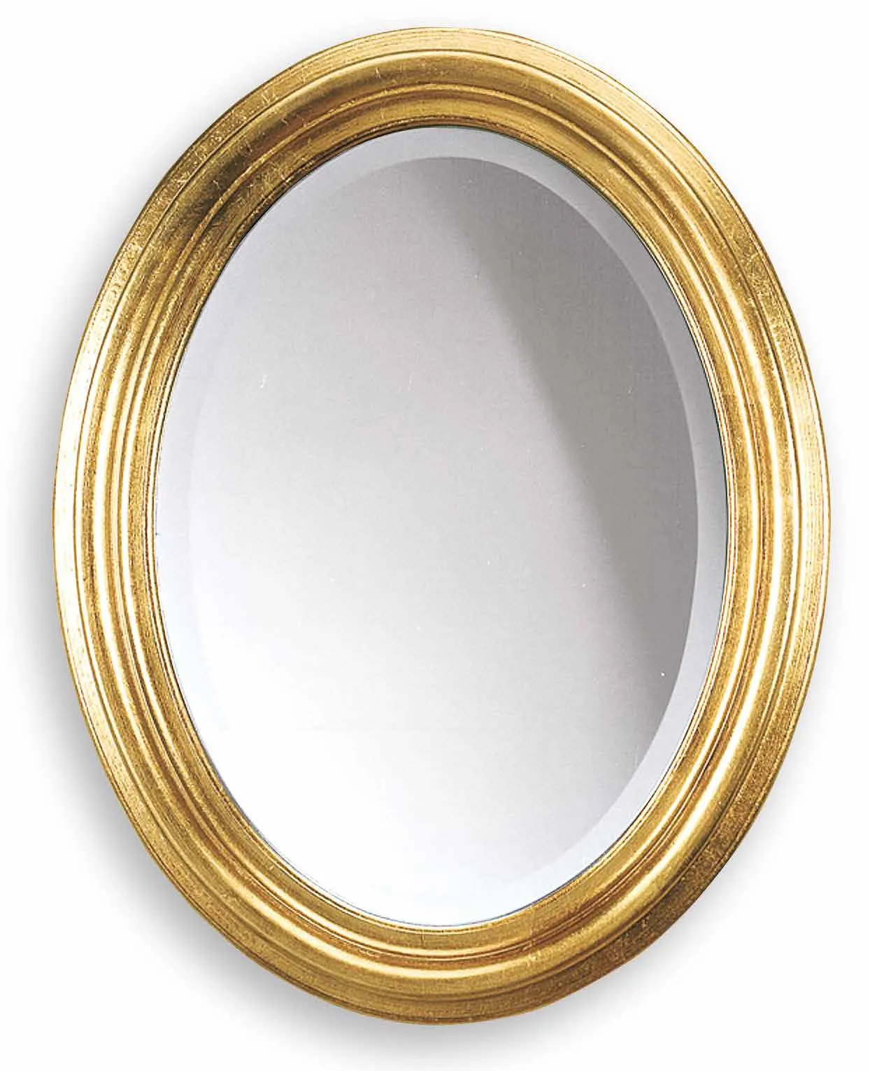 Specchiera SP 7500 Imba ovale dorata a gola liscia