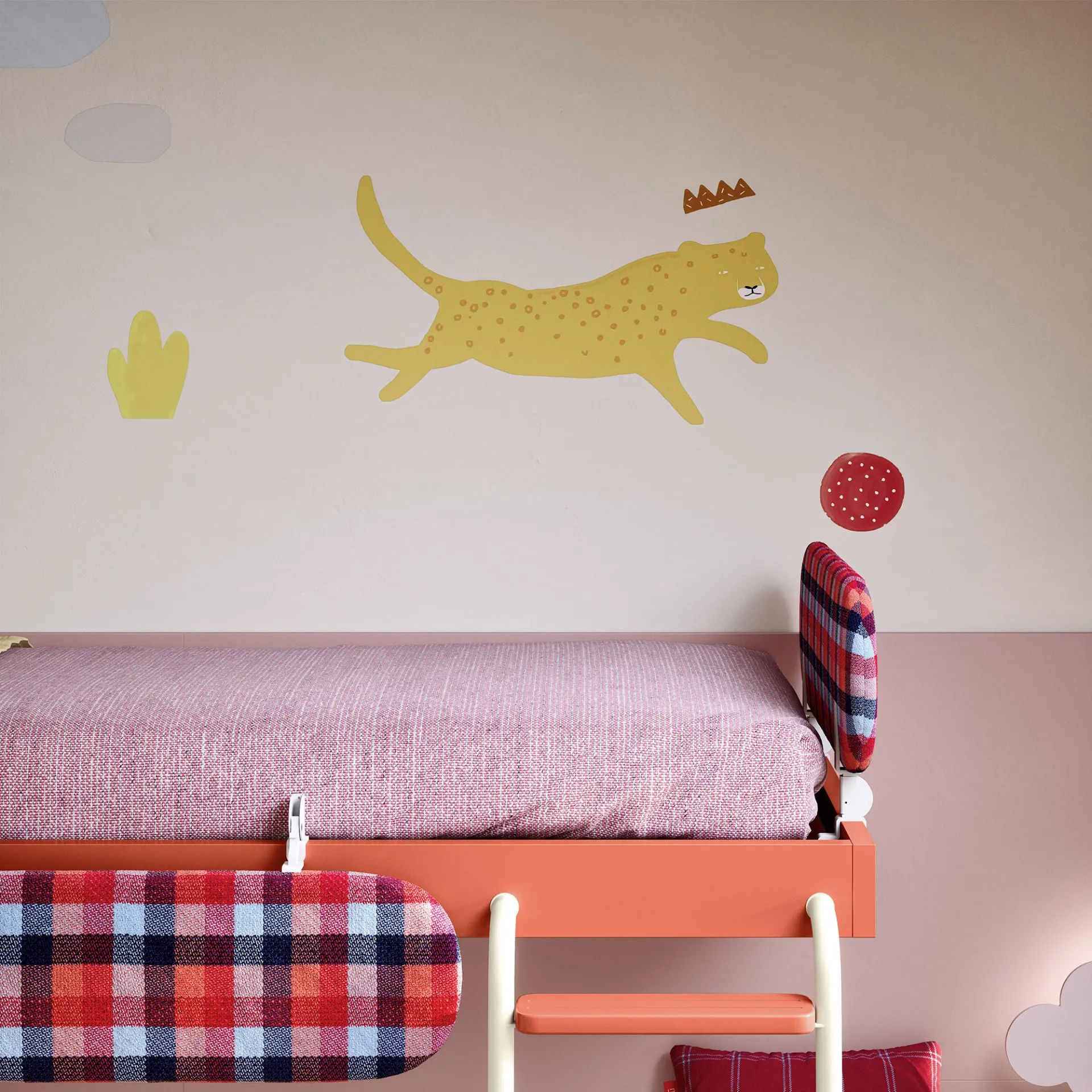 Sticker Leopard Nidi sopra il letto a castello