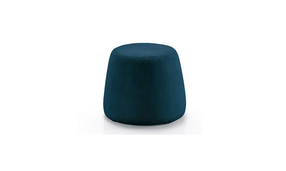 Pouf Cipro Rosini verde petrolio