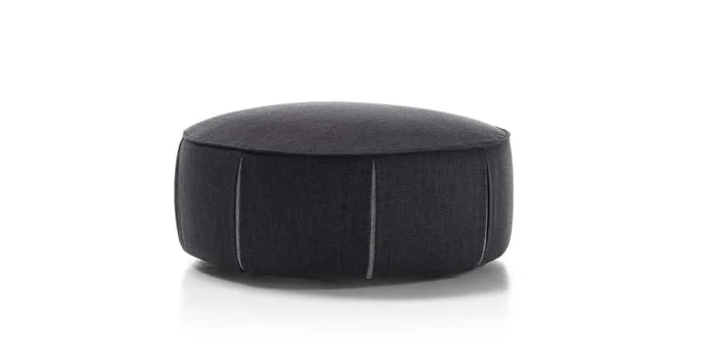 Pouf rotondo Sun Rosini scuro